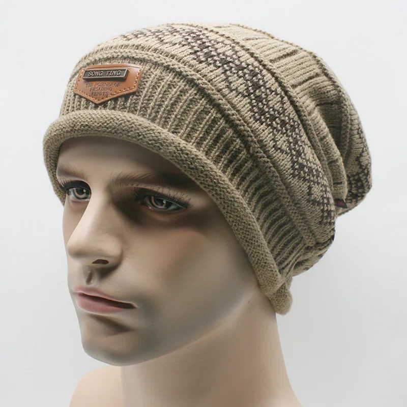 mens designer hat and scarf
