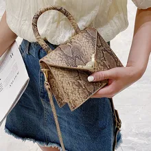 Женская сумка на плечо кожаная сумка в стиле ретро змеиная сумка через плечо PU сумка через плечо сумка на ручке Сумка Основной femme