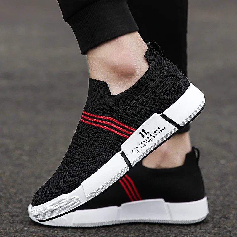 2018 zapatillas de deporte de malla transpirable para hombre al aire libre, zapatos deportivos para correr, calcetines, zapatillas deportivas para mujer, zapatos de primavera y verano