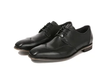 

Italy Men Fashion Square Toe Genuine Leather Handmade Business Dress Shoes Men Retro Youth Office Work Shoes Free Shipping