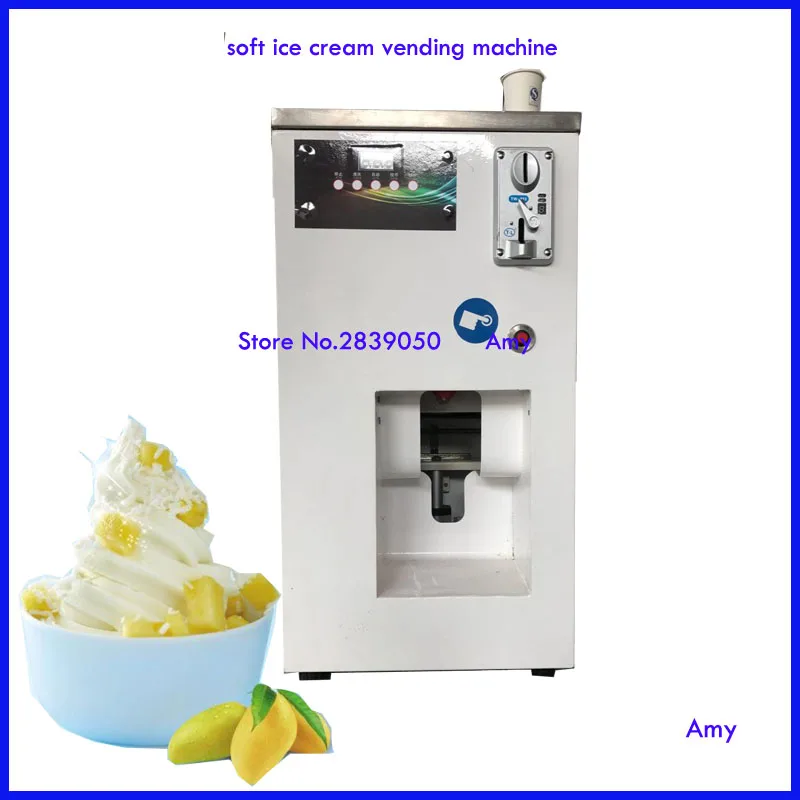 

CE approved R22 automatic soft ice cream vending machine vending ice cream machine