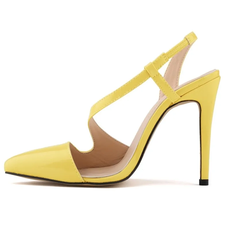 New-Fashion-Thin-Heels-Women-Pumps-Pointed-Toe-Pumps-Shoes-Leather-Sexy-Slingbacks-Wedding-Shoes-Large (10)