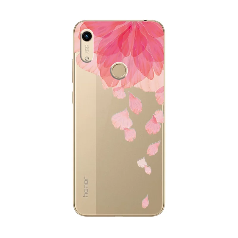 Чехол с милой собачкой для huawei Y6 Y7, красивые цветы, 3D рельефный кружевной чехол для huawei Honor 8A, чехол для телефона Honor8A - Цвет: L02