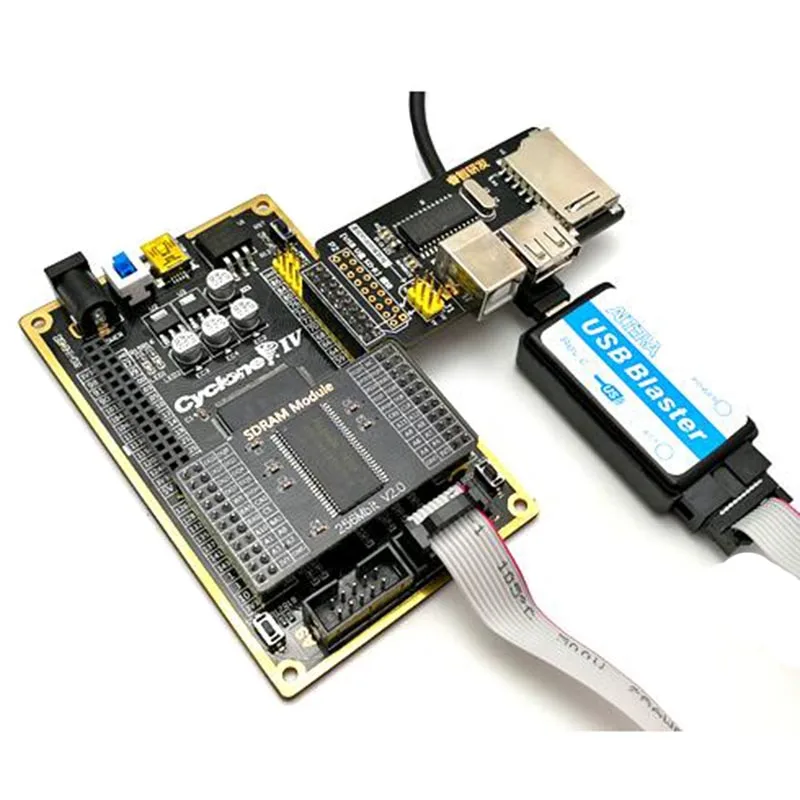 

Altera EP4CE Core Board Kit CYCLONE IV Develipment Board+USB Module+High Speed USB Blaster+SDRAM Module