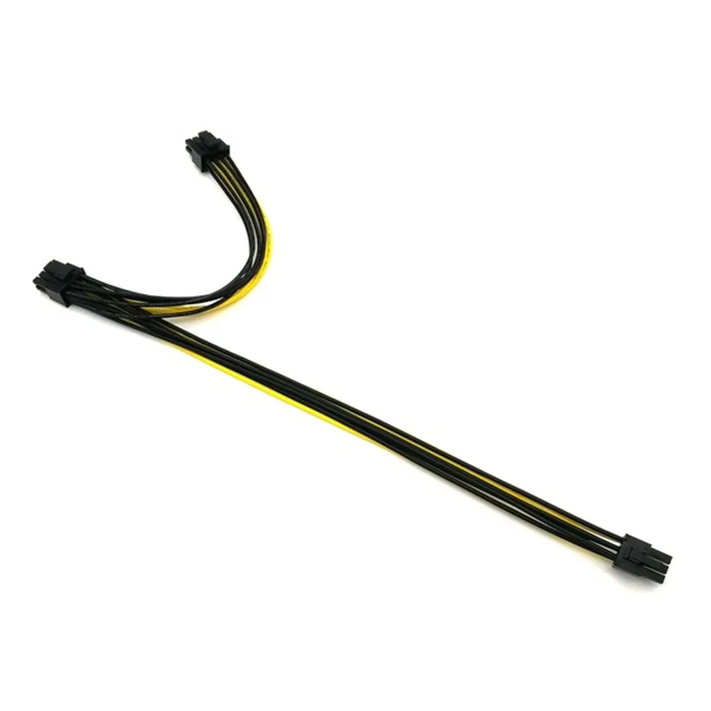 Адаптер питания для графического процессора Angitu PCI-E с 6pin на 2x8pin (6 + 2Pin) 6P два