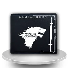 Кошелек из искусственной кожи с изображением Игры престолов Marca and House of Arryn, Короткие Кошельки juego de tronos, кошелек с рисунком аниме, кошелек с отделением для монет