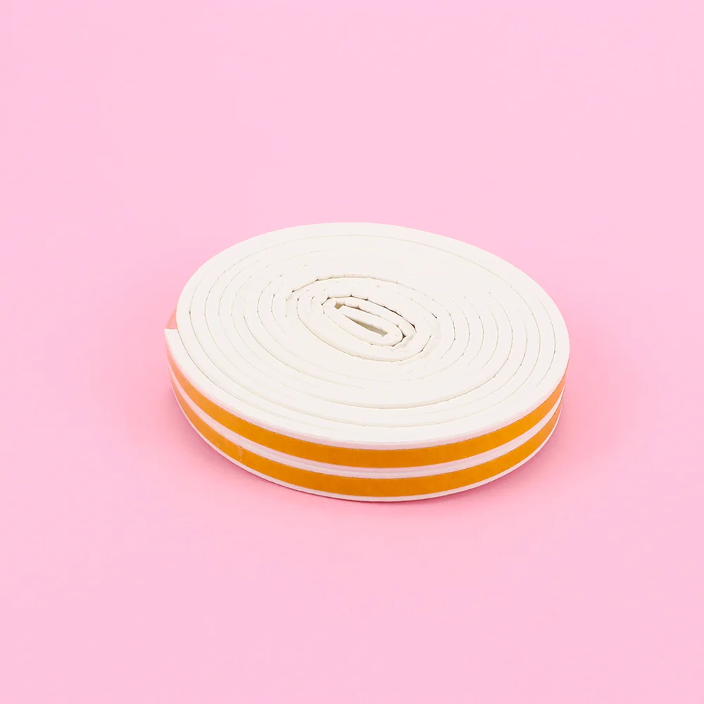 

5M/1Roll Practical Door Window Seal Strip Self Adhesive Foam Durable Sound-Proof Windproof Tape Roll