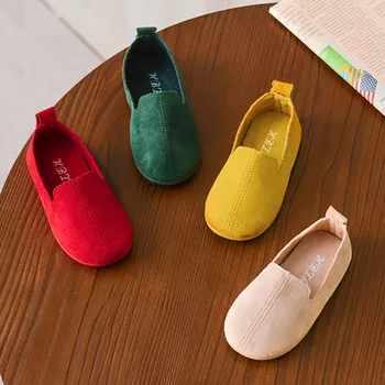 

Dropshipping toddler girl shoes Baby Fashion Child Girls Solid Color Casual Single Leather Pricness Shoes sapatos menina gg