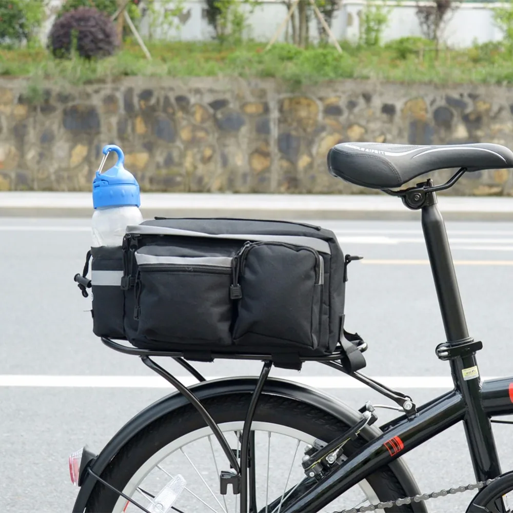 Discount ROSWHEEL 6L Bicycle Rear Rack Shelf Bag Pannier Pack Shoulder Handbag MTB Bike Road Bicycle Rear Rack Bag 1