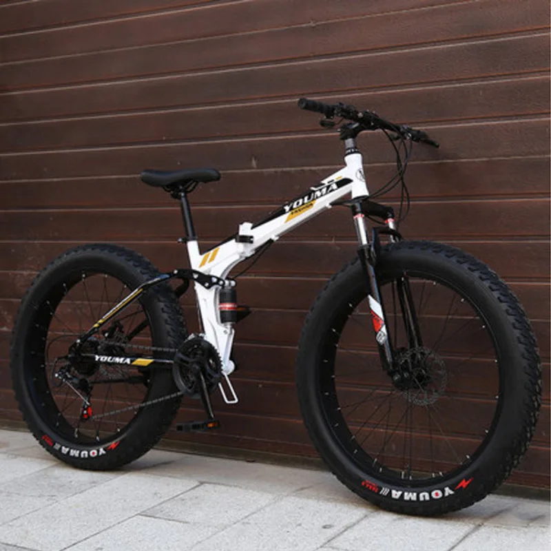 Cheap Snowmobiles Mountain bike 4.0 widened tires Both men and women 20 inches 21speed 24speed 27 speed 2