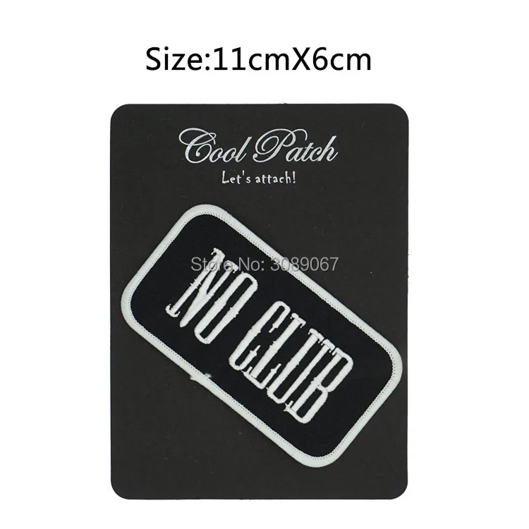Halloween NO CLUB INDEPENDENT BIKER VEST EMBROIDERED IRON ON PATCH MOTORCYCLE EMBLEM hook loop | Дом и сад
