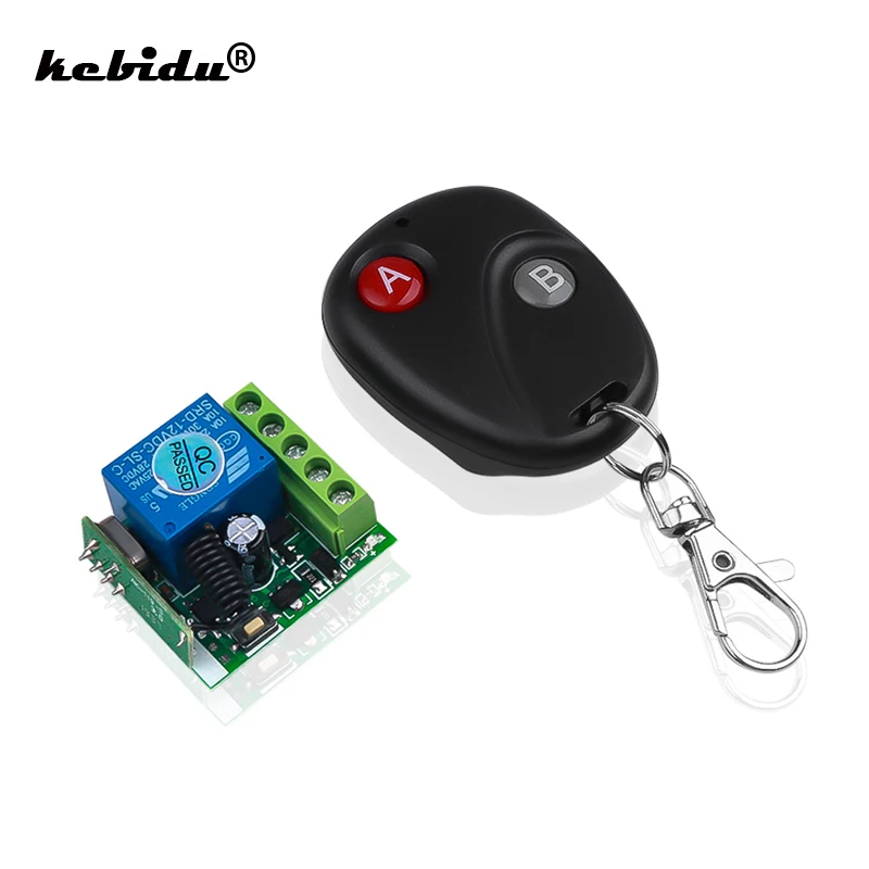 

Newest 433 Mhz Remote Controls RF Transmitter with Wireless Remote Control Switch DC 12V 1CH relay Receiver Module