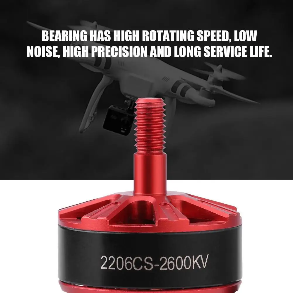 

FPV 2600KV 12N14P Mini Racing Brush-less Motor Drone RC Airplane Parts