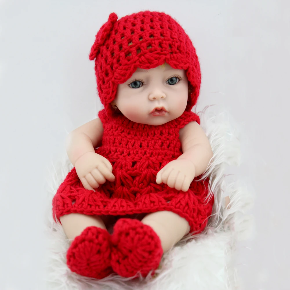 Куклы KAYDORA Reborn Silicone Body Baby Alive Doll для девочек милые игрушки 10 дюймов платье