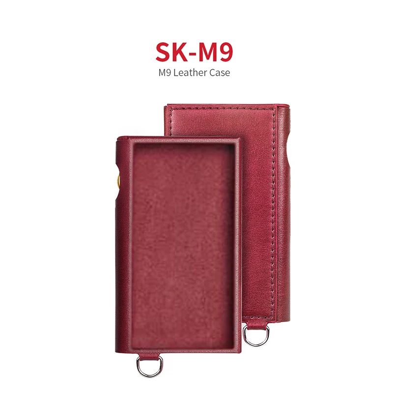 Кожаный чехол FiiO SK-M9 для HIFI плеера M9 красного цвета |