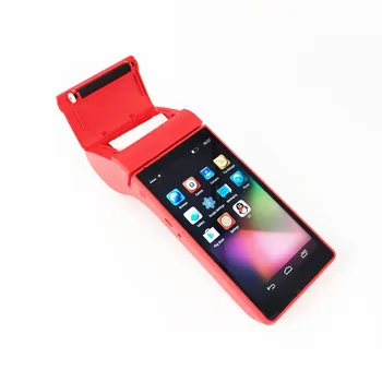 Preise Kostenlos SDK Android Mobile Pos Thermodrucker Handheld POS Tablet-Terminal 4G Drahtlose Bluetooth Barcode-scanner Wifi Android PDA