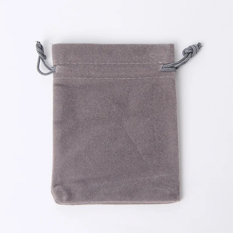 Deep Gray 7x9 см бархатные мешочки на шнурках ювелирные подарочные сумки бандаж мешки на завязках, Рождественские Свадебные Подарочные сумки для дня рождения - Цвет: Deep Gray