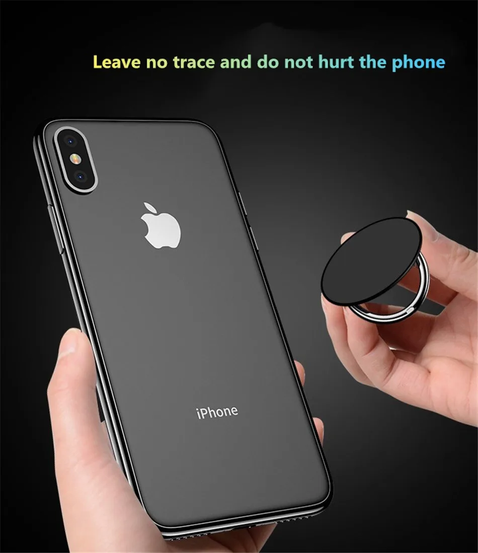 ACCEZZ телефон стенд держатель для iPhone 6 6s 7 8 Plus XS MAX huawei Xiaomi магнитный держатель-кольцо для пальца смартфон вращающийся держатель