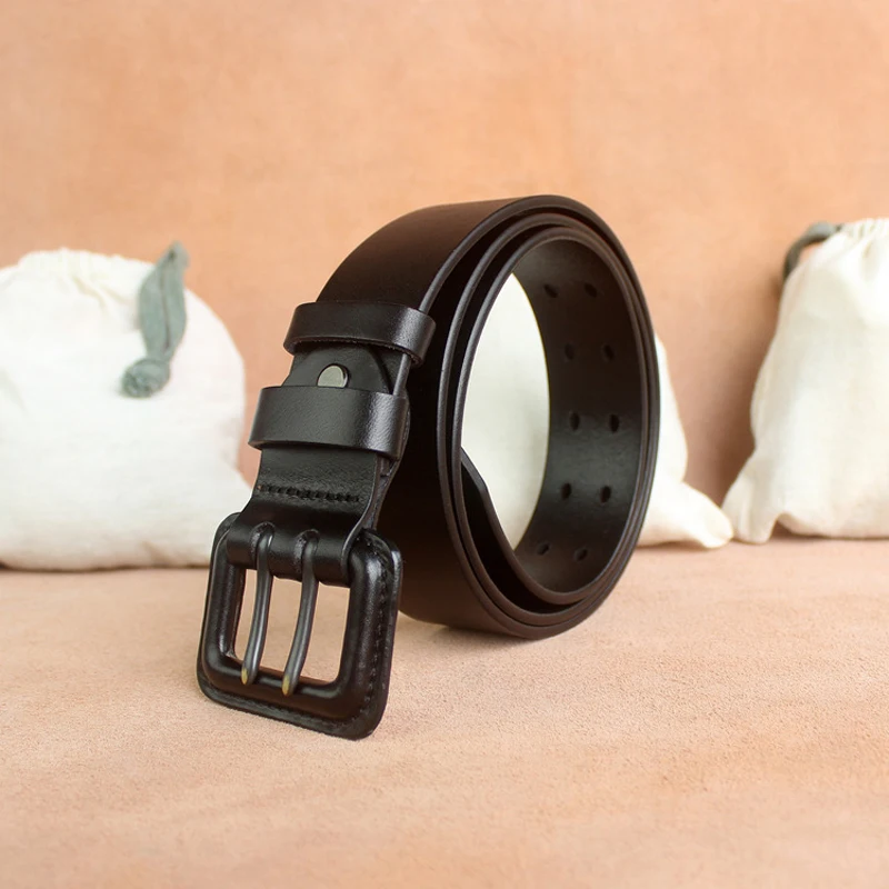 2018 новый модный мужской ремень с пряжкой винтажный дизайнерский из натуральной