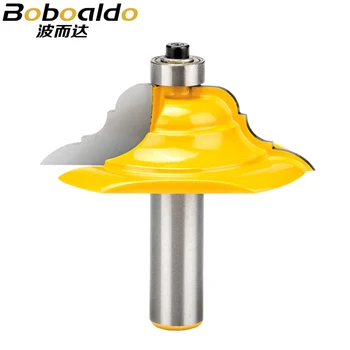 

1pc Trim Router Bit 1/2" Shank Woodworking Tools CNC Tool HSS Firm and durable Milling Cutter For Wood Convex Door