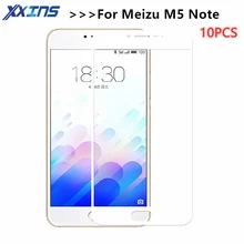 Xxins* MEIZU M5 закаленное Стекло Meilan Note 5 Note MEIZU M5Note 5,5 дюйма, разрешение full Экран защитная пленка 9 H нано-покрытие защитная пленка