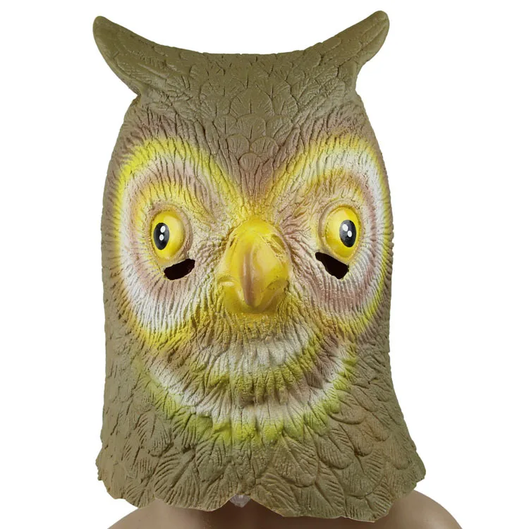 Halloween Party Latex Owl Mask Party Masquerade Cosplay Masks Adults