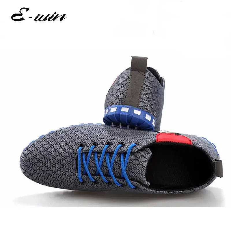 Man Brand Shoes Fashion Sneakers Lace Up Mesh Zapatillas Deportivas Black Flat Shoes Man Casual Shoes Tenis Masculino Size 39-46