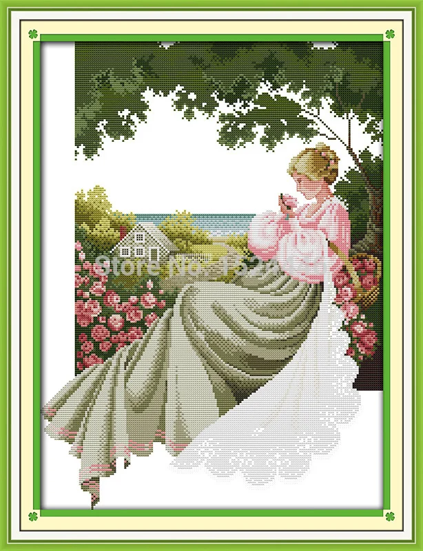 Набор для вышивки крестиком Сад розы|cross stitch embroidery|embroidery cross stitchcross set needlework |
