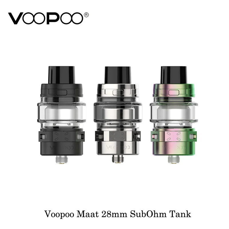 Емкость Voopoo Maat 28 мм SubOhm емкость 4 мл электронная сигарета с одной/двойной сеткой