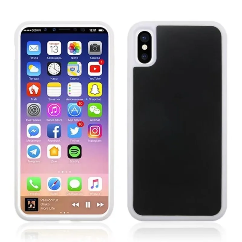 500 шт. наноприсоски волшебный антигравитационный чехол для iPhone 11 Pro Max XS XR X 8 7 6 6S Plus samsung 9 8 S10 E S9 S8 S7 Edge Cover