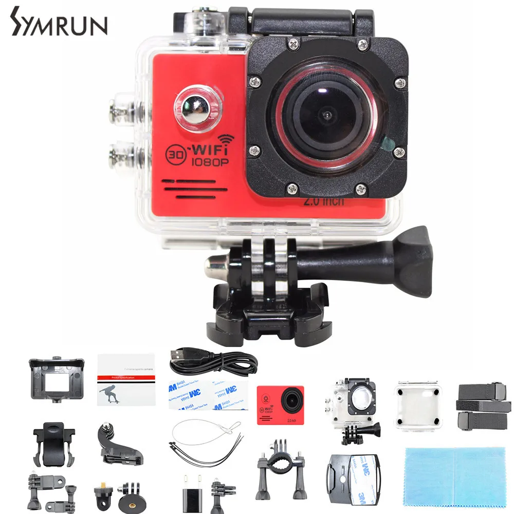 

SJ 4000 wi-fi 720P Sport Video Camera 30FPS SJ 4000 wi-fi LCD Waterproof Action Cameras Mini Camcorders Recorder Camera Bag
