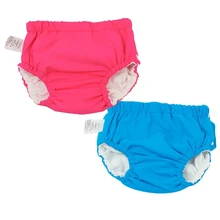 Многоразовые Детские летние шорты для мальчиков и девочек летние милые цветочные плавки Плавки водонепроницаемые купальники