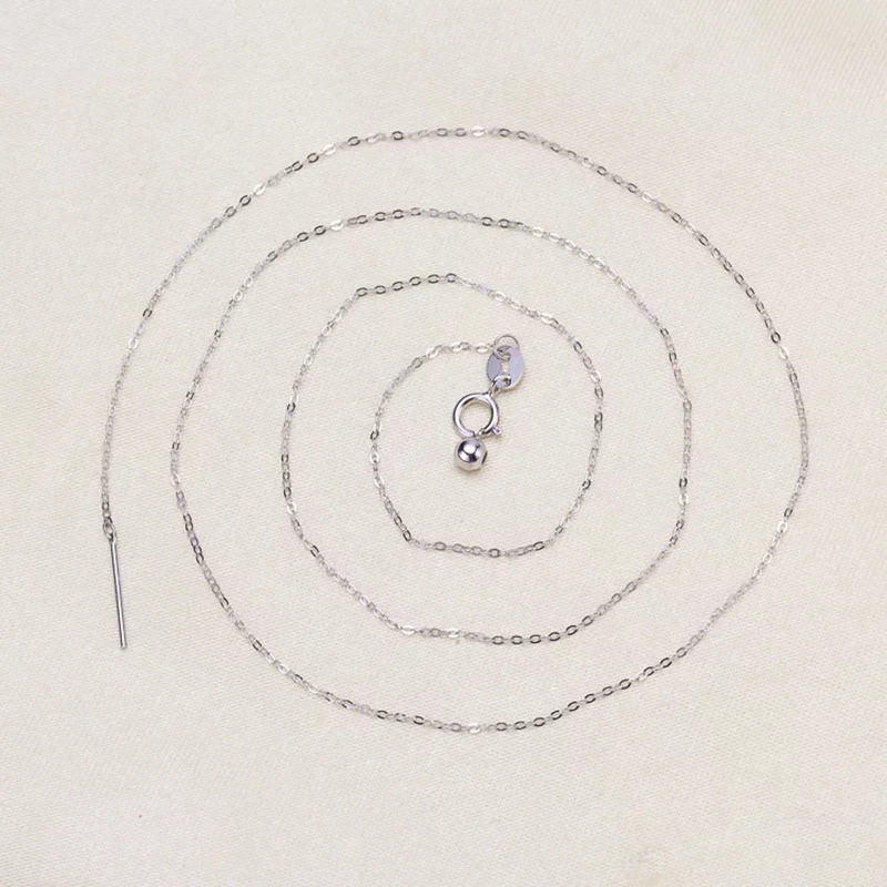 Sinya 18k Classical AU750 Gold Universal Chain 0.8gram Pure Gold Adjustable Chain DIY necklace accessrioes best Gift For Women (19)