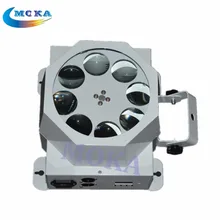 6 шт./лот 8 глаз узор свет RGBW DMX этап 7 каналов мини светодиодные дневные ходовые огни светодиодный RGB сценический эффект свет DJ мини светодиодная лампа