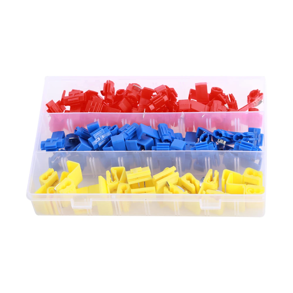 

75pcs Kit Fine-quality High Temperature Resistance Break-free Wire Terminals Cold-pressed Quick Connectors