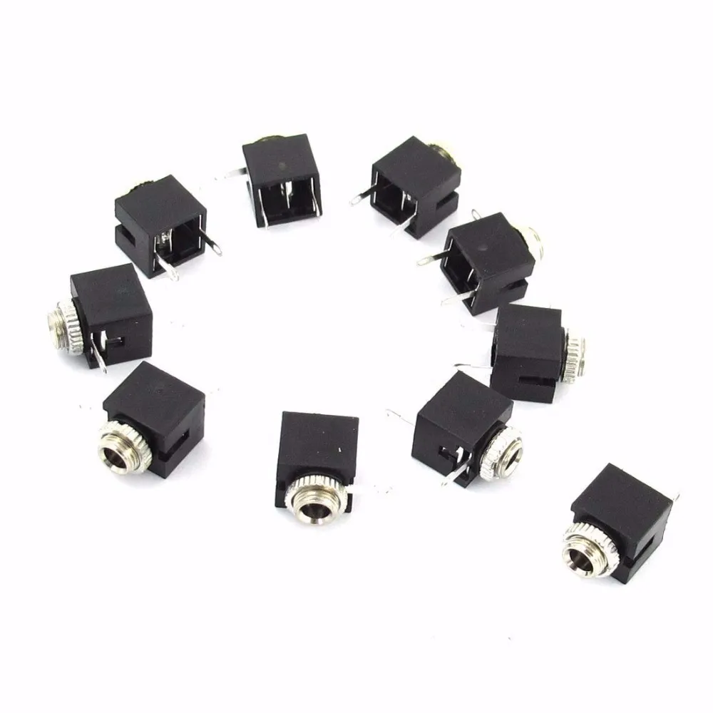 

PJ 301M 3.5mm 1/8'' Mono Stereo Female Switched Socket Solder Panel Jack Connector with Screw 3000pcs