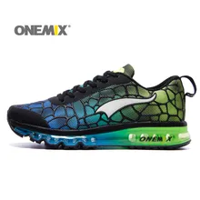 Onemix original free fun men’s running shoes woman beathable ourdoor lace-up elastic knit upper sneaker free shipping