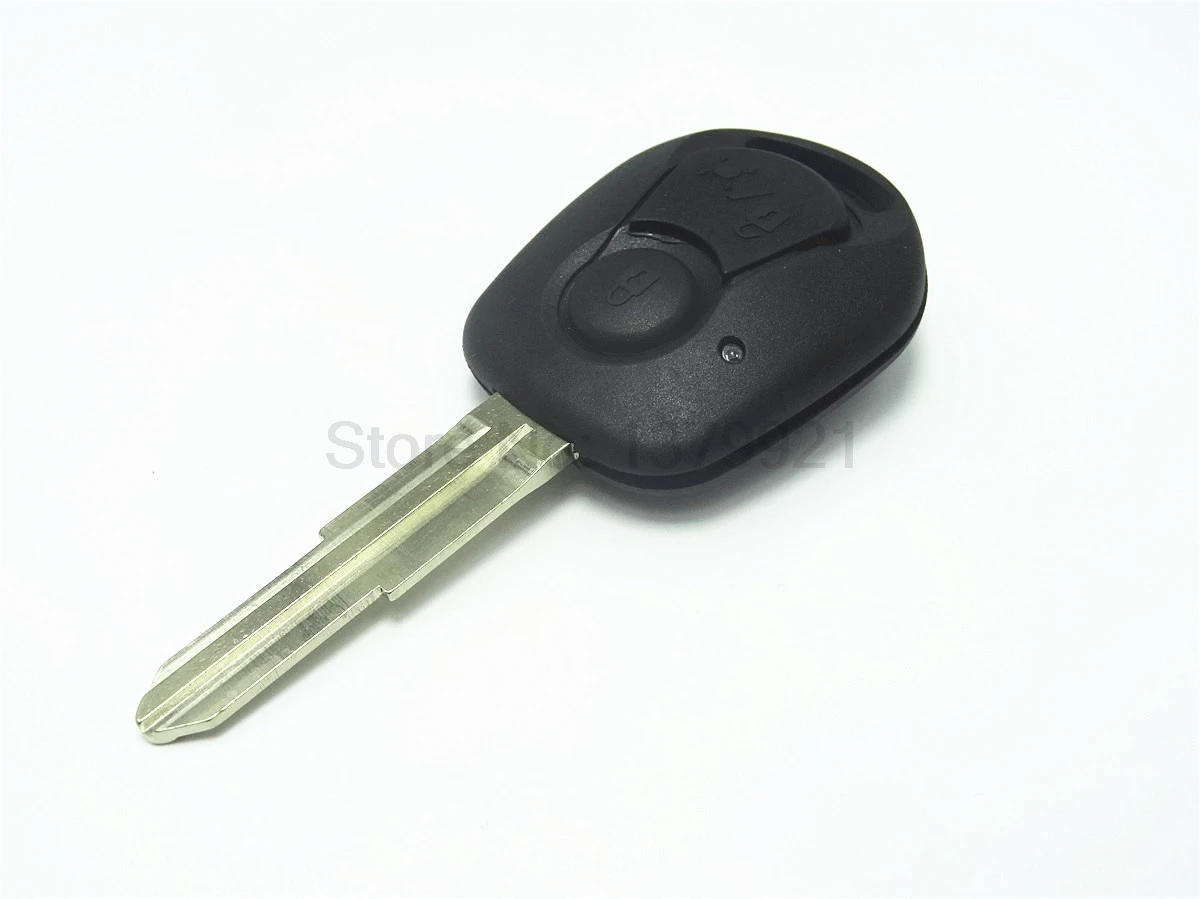 AUTEWODE 2 Buttons Remove Key Case Shell Fob For SSANGYONG keys ACTYON