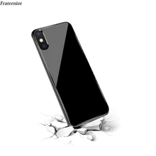 Тонкий Батарея зарядное устройство чехол для iPhone XS Max закаленное стекло противоударный power bank Батарея зарядки заднюю крышку случаях Капа принципиально