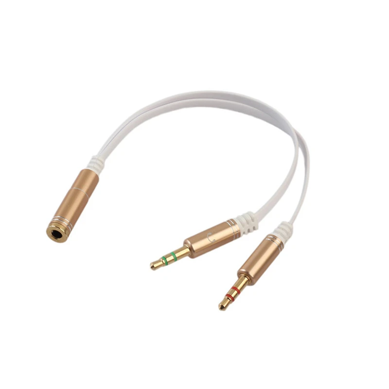 Rankman Splitter AUX Cable 2 Male to Female with Mic 3.5 Jack Extension Audio Cable for Speaker Phone Car Earphone Rankman Splitter AUX Cable 2 Male to Female with Mic 3.5 Jack Extension Audio Cable for Speaker Phone Car Earphone