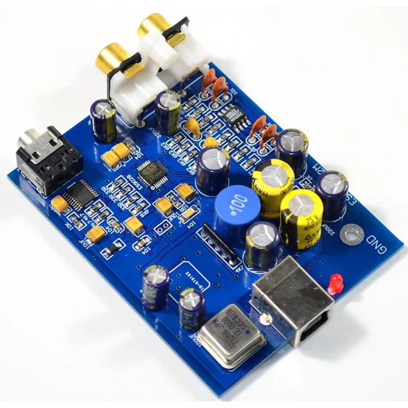 Es9028q2m + sa9023 decodificador usb febre placa