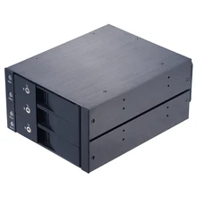 3,5 дюйма 3-bit SATA встроенным жестким диском извлечения коробка шасси оптический привод немного Поддержка горячей замены с замком и ключом