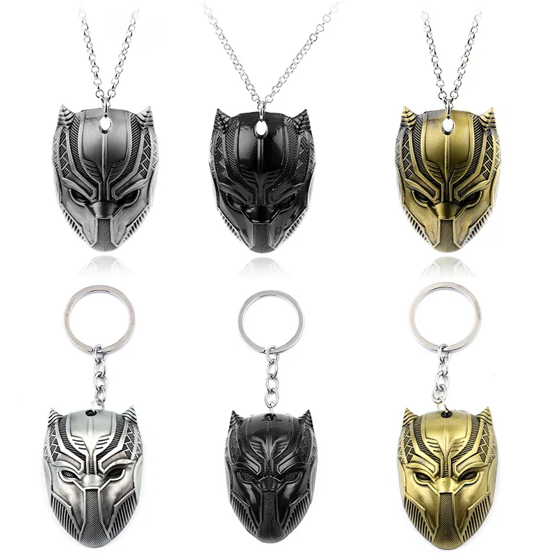 

Metal Avengers Infinity War Thanos Gauntlet Keychain Captain America Shield Key Chain Figure Black Panther Keychain Marvel Toys
