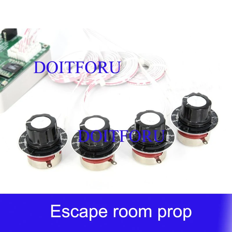 Secret room escape prop Chamber of Secrets Knob organ Rotating mechanism (1)