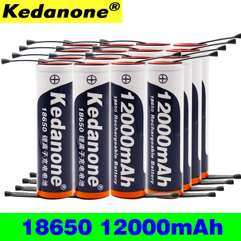 100% Новинка Оригинальная 18650 батарея 3 7 v 12000 mah литиевая аккумуляторная для