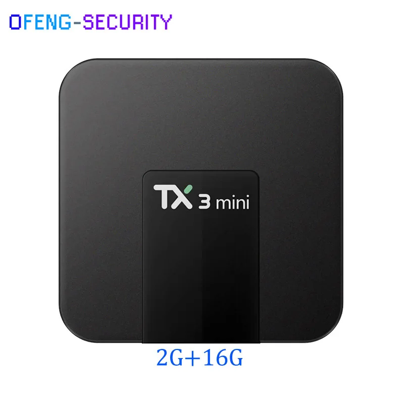 

TX3 Mini Android 7.1, 2+16G Amlogic S905W Quad-Core 2.4GHz WiFi 4K H.265 Set Top Box HDMI 1.4 Media Player TV Box