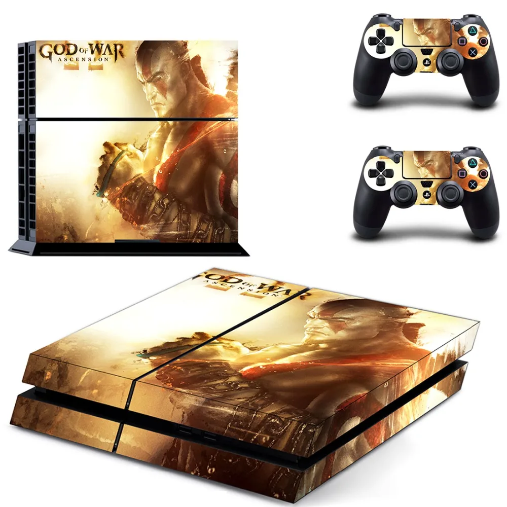 God of War наклейка для PS4 стикеры Наклейка для sony playstation 4 консоли и 2 Пульты ДУ игровых приставок наклейка для PS4 винил