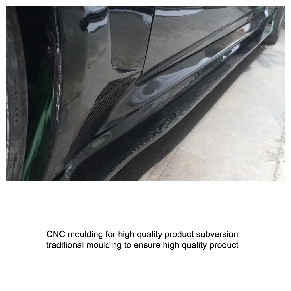 Углеродного волокна/FRP автомобиль боковых юбок полоса для установки губы для Infiniti G37 2-дверной косяк путешествие купе 2009-2013