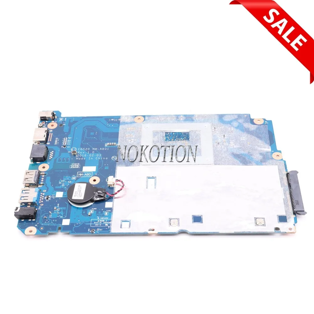 Placa base para ordenador portátil NOKOTION ccg520 NM-A801 para lenovo ideapad 110-15IBR