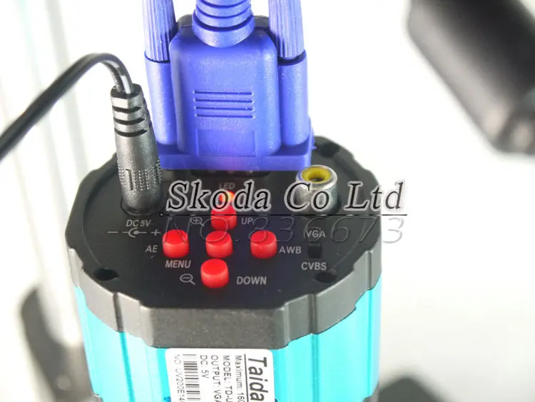 2mp 2 in1 VGA AV цифровой индустрии видео микроскоп Камера комплект + 8 &quottft ЖК дисплей